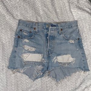 Denim Levi Shorts